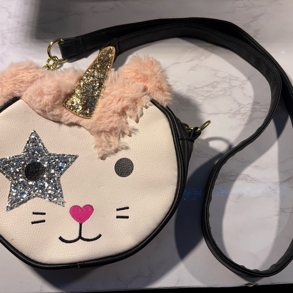 Betsey Johnson Unicorn Cat Crossbody Bag